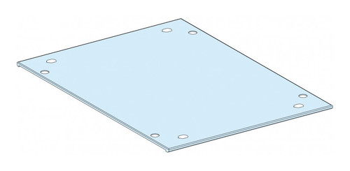 СПЛОШНАЯ ВЕРХНЯЯ ПАНЕЛЬ, IP55, Ш = 300 ММ, Г = 600 ММ