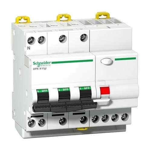 Дифавтомат Schneider Electric Acti9 4P 6А (B) 6кА 30мА (AC)