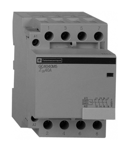 Модульный контактор Schneider Electric TeSys GC 4P 40А 415/24В AC