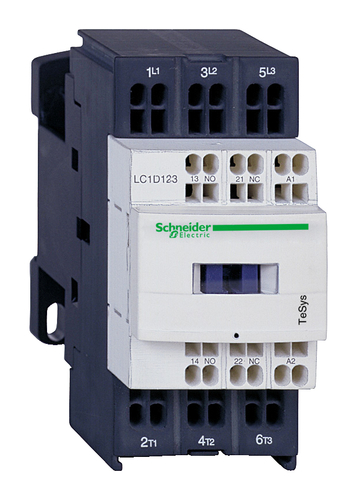 Контактор Schneider Electric TeSys LC1D 3P 18А 440/125В DC 9кВт