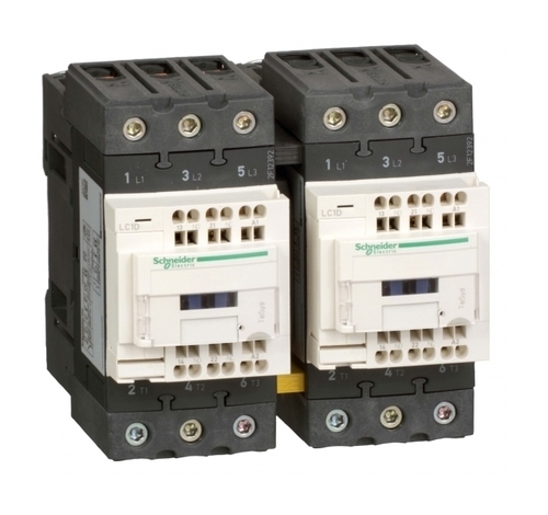 Реверсивный контактор Schneider Electric TeSys LC2D EVERLINK 3P 50А 440/24В DC 22кВт