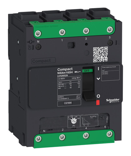 Силовой автомат Schneider Electric Compact NSXm, 16кА, 4P, 100А