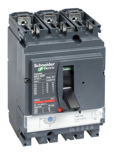 Силовой автомат Schneider Electric Compact NSX 100, MA, 70кА, 3P, 100А
