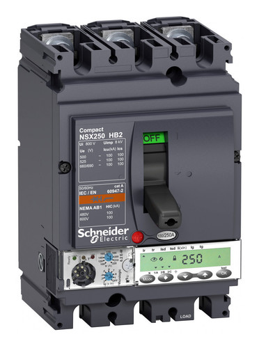 Силовой автомат Schneider Electric Compact NSX, 100кА, 3P, 80А