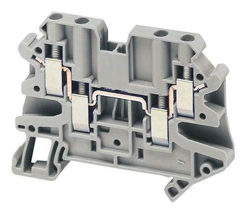 Клеммник винтовой проходной Schneider Electric Linergy TR 4 мм², серый, NSYTRV44
