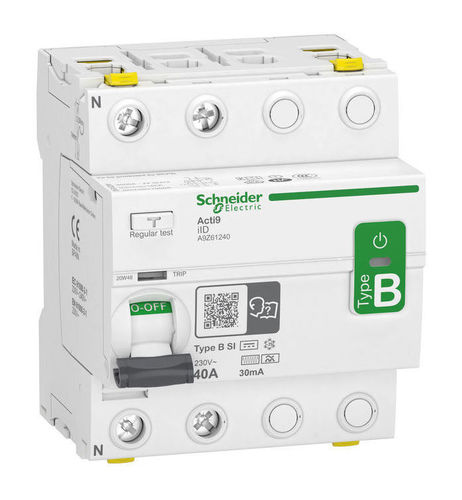 УЗО Schneider Electric Acti9 2P 40А 3 кА, 30 мА ( B-SI ), A9Z61240