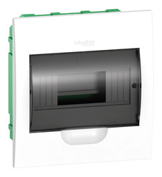Распределительный шкаф Easy9 8 мод., IP40, встраиваемый, пластик, прозрачная дверь