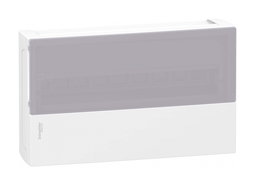 Распределительный шкаф MINI PRAGMA, 18 мод., IP40, навесной, пластик, дымчатая дверь, с клеммами