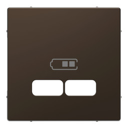 Накладка на розетку USB MERTEN D-LIFE, мокко