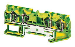 Пружинная клемма для заземления TERMINAL 4 мм², желто-зеленый, NSYTRR44PE